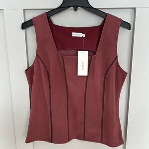 Women's Aarkay Burgundy Top